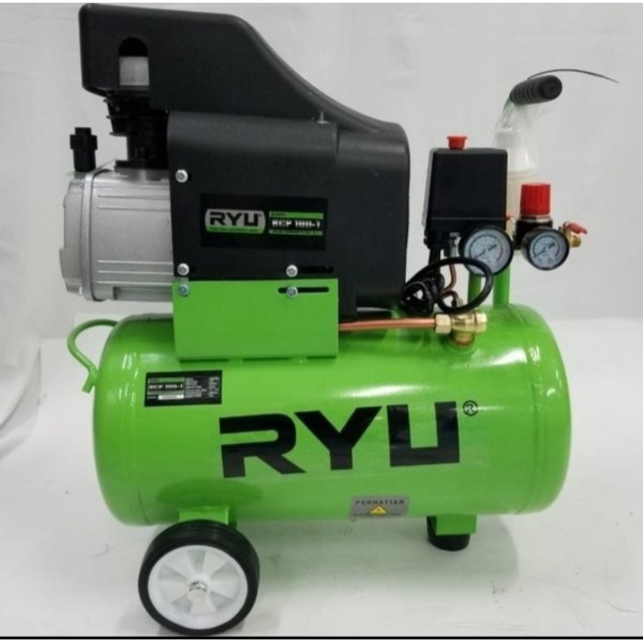 Kompresor Angin RYU 1HP 24Liter