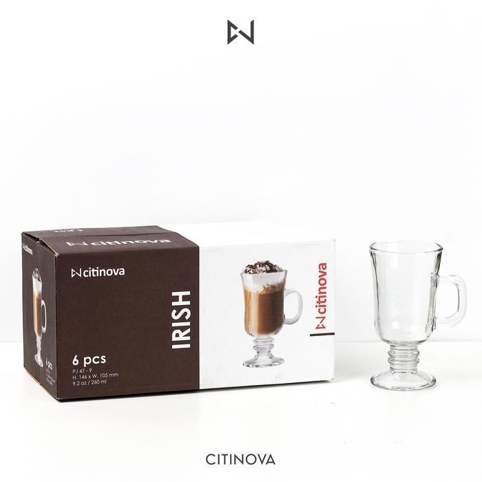 Gelas Saji Kaca Irish 6 Pcs Setengah Lusin / Glassware / Glass