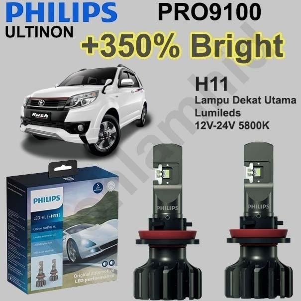 Ready Lampu LED Philips Terios H11 ULTINON PRO9000 pro 9000