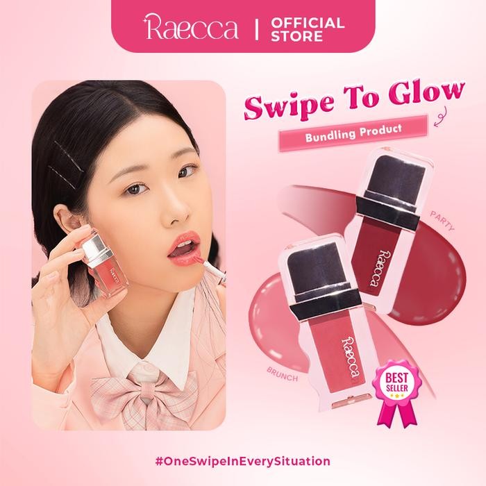 2e0h- Bundling Raecca Swipe To Glow [Bundle 2 Lip Gloss]