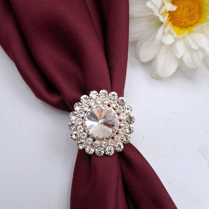 Bros Ring Cincin Jilbab Kerudung Segi Empat Fashion Hijab Muslim