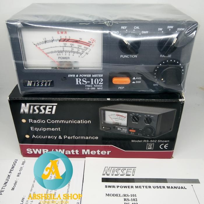 Swr watt meter power meter nissei Rs 102