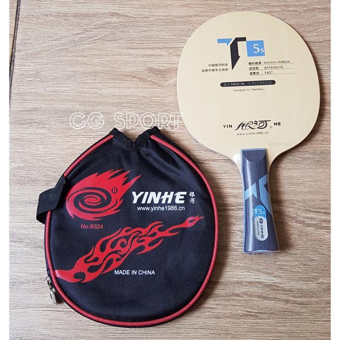85qg- Kayu Pingpong Yinhe T5S Carbon Blade 5+2 Off T-5S
