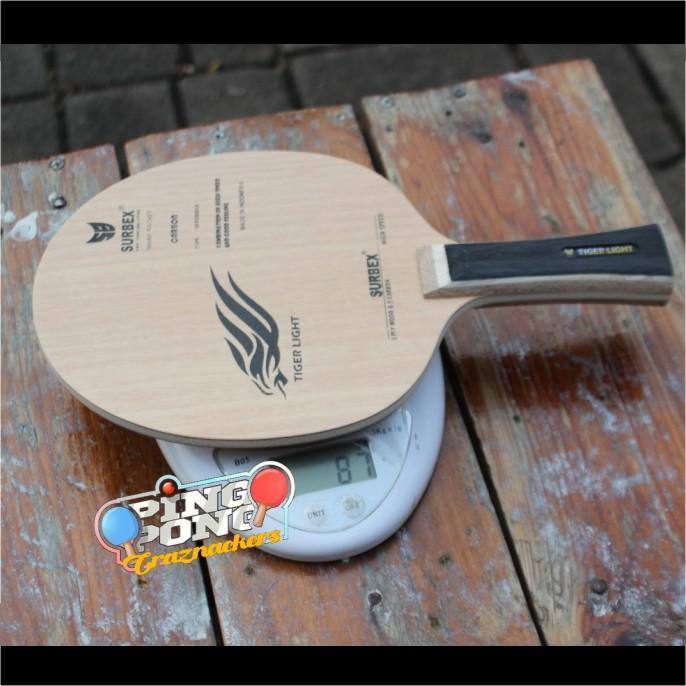 STOK TERBATAS  BLADE SURBEX TIGER LIGHT TENIS MEJA TERJANGKAU