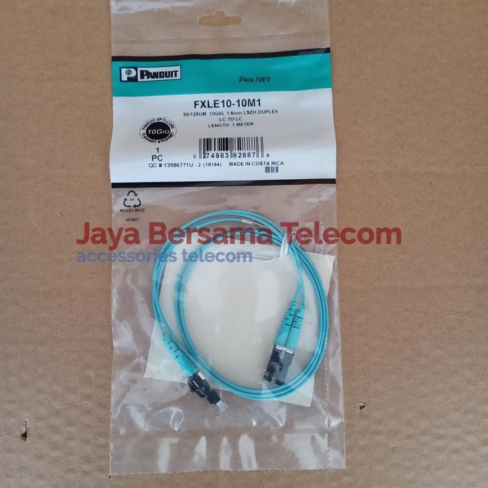 Panduit Patch Cord Fo Lc-Lc Duplex Om3 Multimode Fxle10-10M1 Lszh / PatchCordPanduitOm3 Multimode