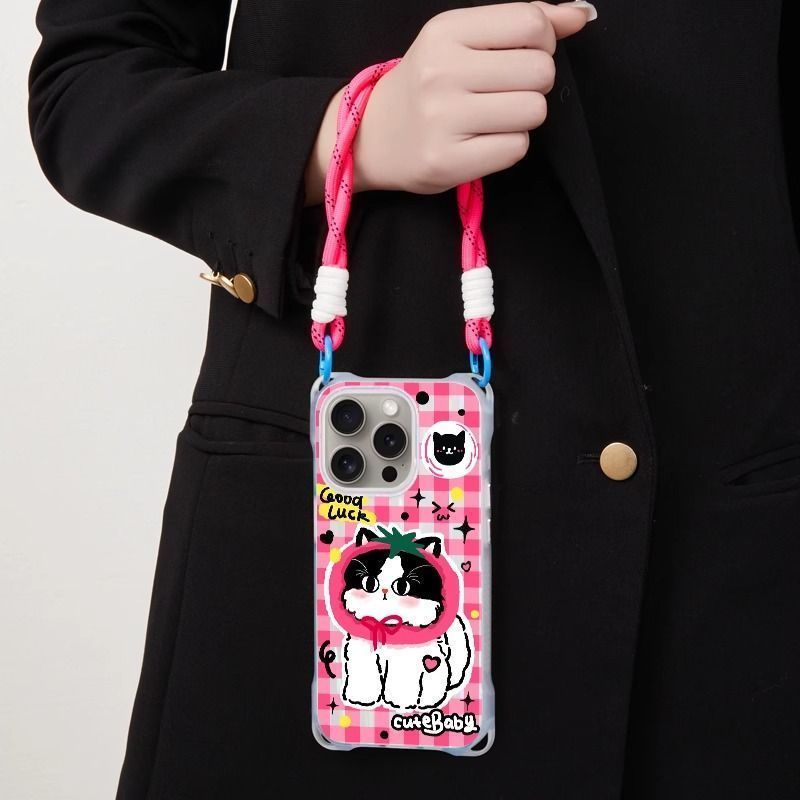 Kucing Kotak-Kotak Pink Case Vivo Y29 Y19S Pro V50 V40 Lite 5G Y21S Y33T Y36 Y33S Y12A Y20S Y28 Y12S