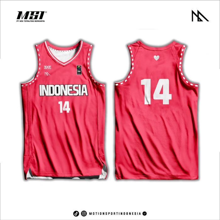 Jersey Basket Msi - 3X3 Indonesia Valentines Edition