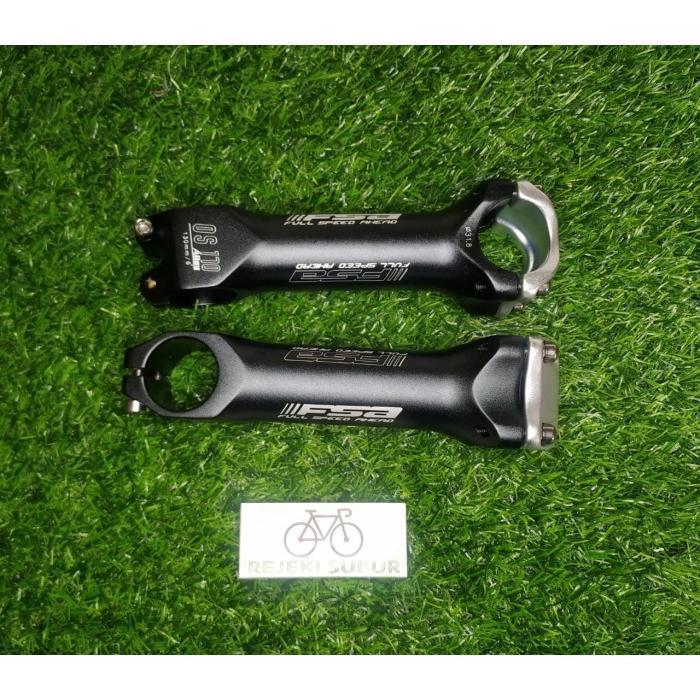 Stem Fsa Putih 12 Cm 120 Mm Hitam 13 130 Mm Os Oversize Sepeda Roadbike Fixie 31.8
