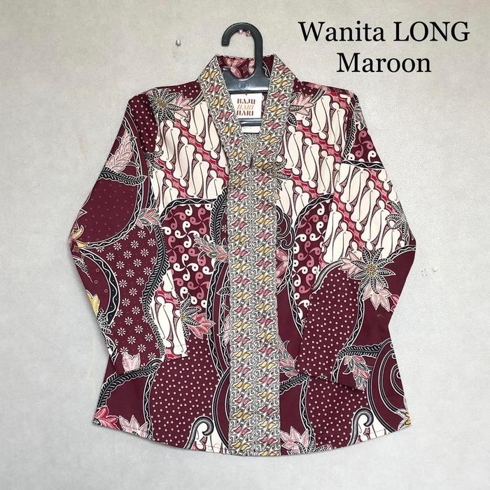 eyys- [Vera - Couple] Ld95-130 Blouse / Kemeja Batik Couple Katun Stretch Premium Jumbo