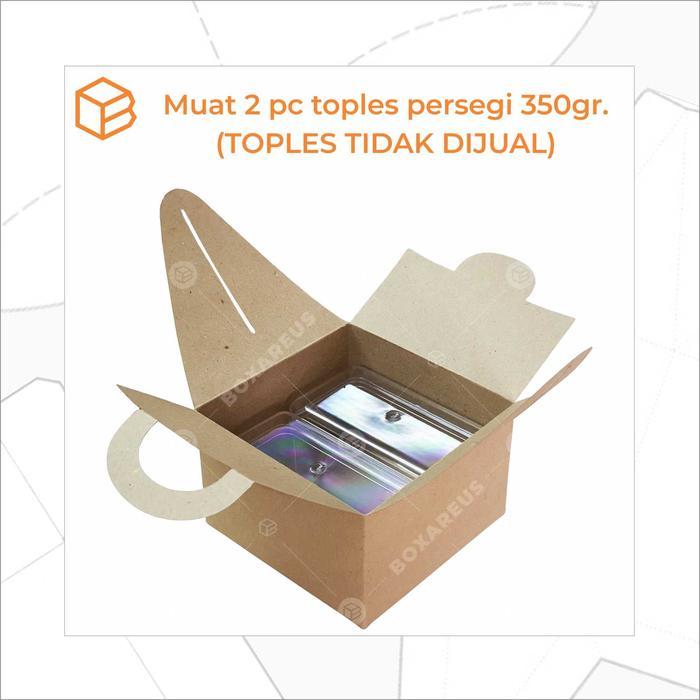 mp3n- Cake Box Kotak Mika Dus Kue Bolu Mini Chiffon 4151510 B