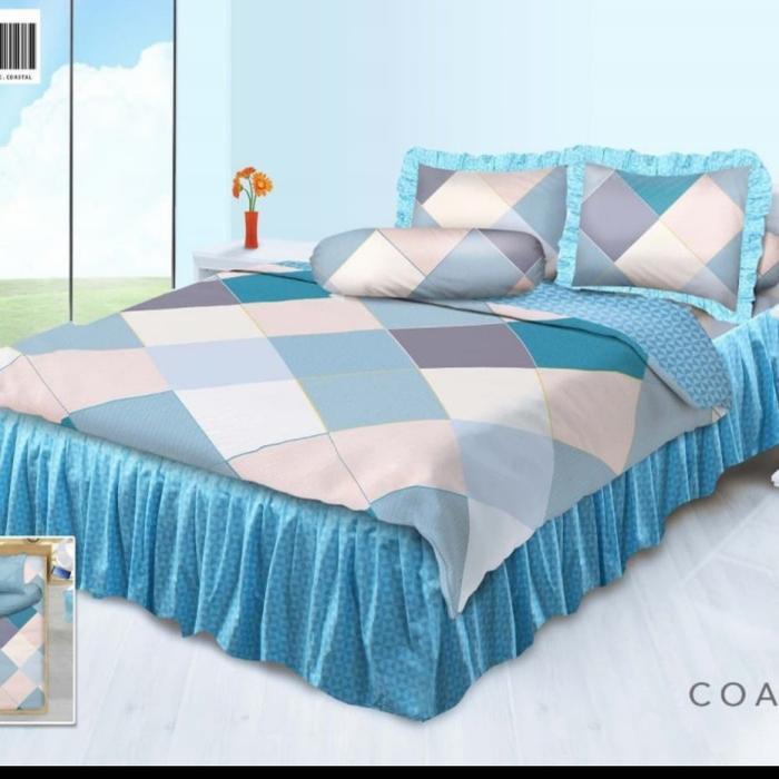 Sprei Rumbai Topi King My Love Coastal 180x200 rumbai 50 cm