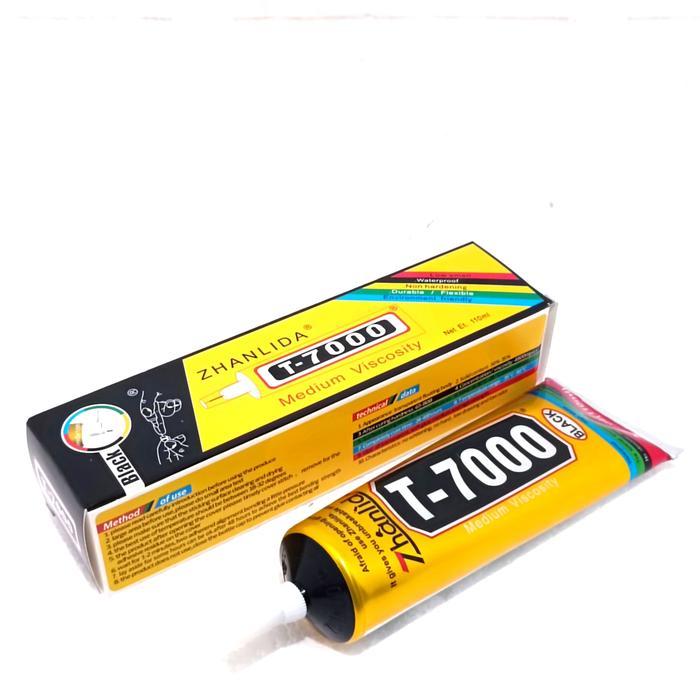 5ciw- Lem Lcd Touchscreen Zhanlida T7000 Hitam / Black Besar 110Ml