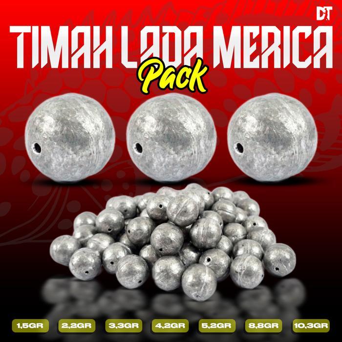 New Repack Timah Merica Timah Pancing Dasaran Mandas Murah Timah Pancing Merica Pemberat Timah
