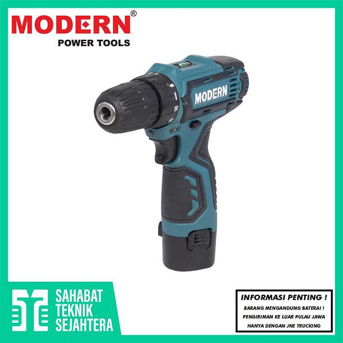 Modern M-12V Mesin Bor Cordless Drill Baterai Tangan Cas M-12 V M12V