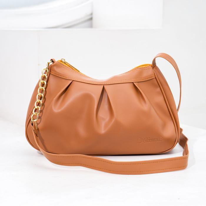 EKSLUSIF Deliwafa - Tas Selempang Fashion Slingbag Wanita Zalinda