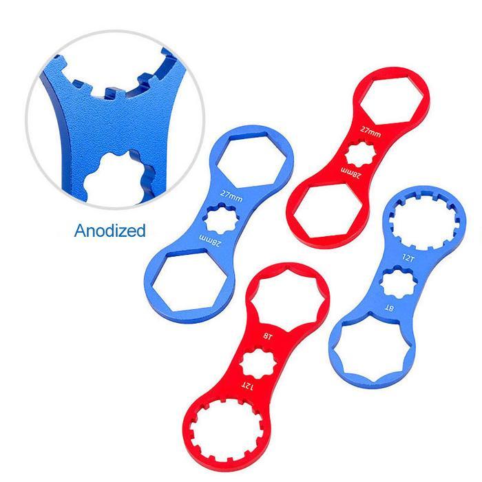 Portable Bicycle Suspension Fork Removal Tool Sr Suntour Xcr/Xct/Xcm/Rst Fork Cap Spanner Wrench