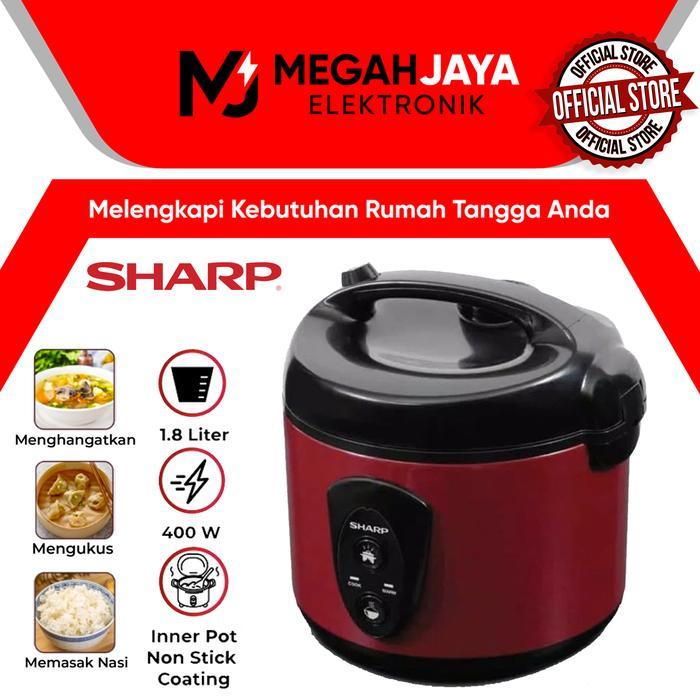 COD SHARP RICE COOKER / MAGIC COM KSN 18-MG-SL / KSN 18 MG-RD (1,8 LITER) ORIGINAL