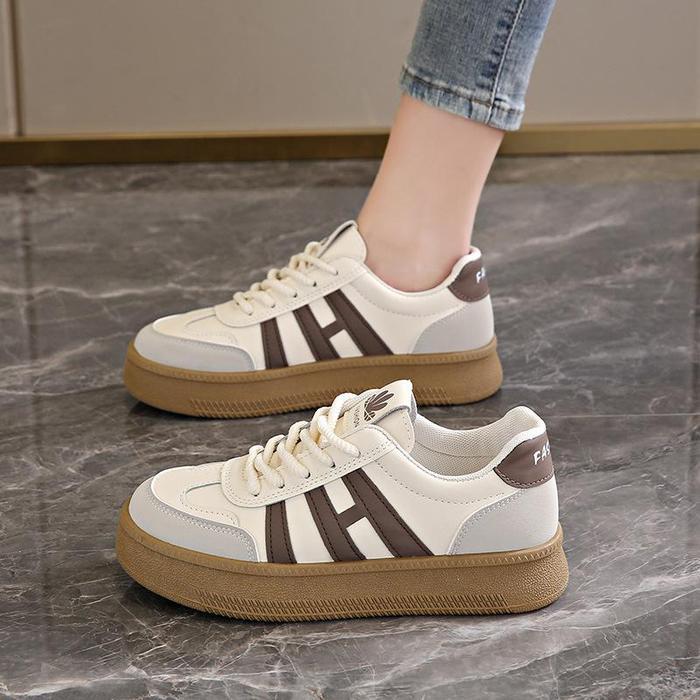 Sepatu GSI - 1350 Sepatu Sneakers Wanita Olahraga Cewek Soomin Kasual Shoes Casual Sport - BROWN, 39