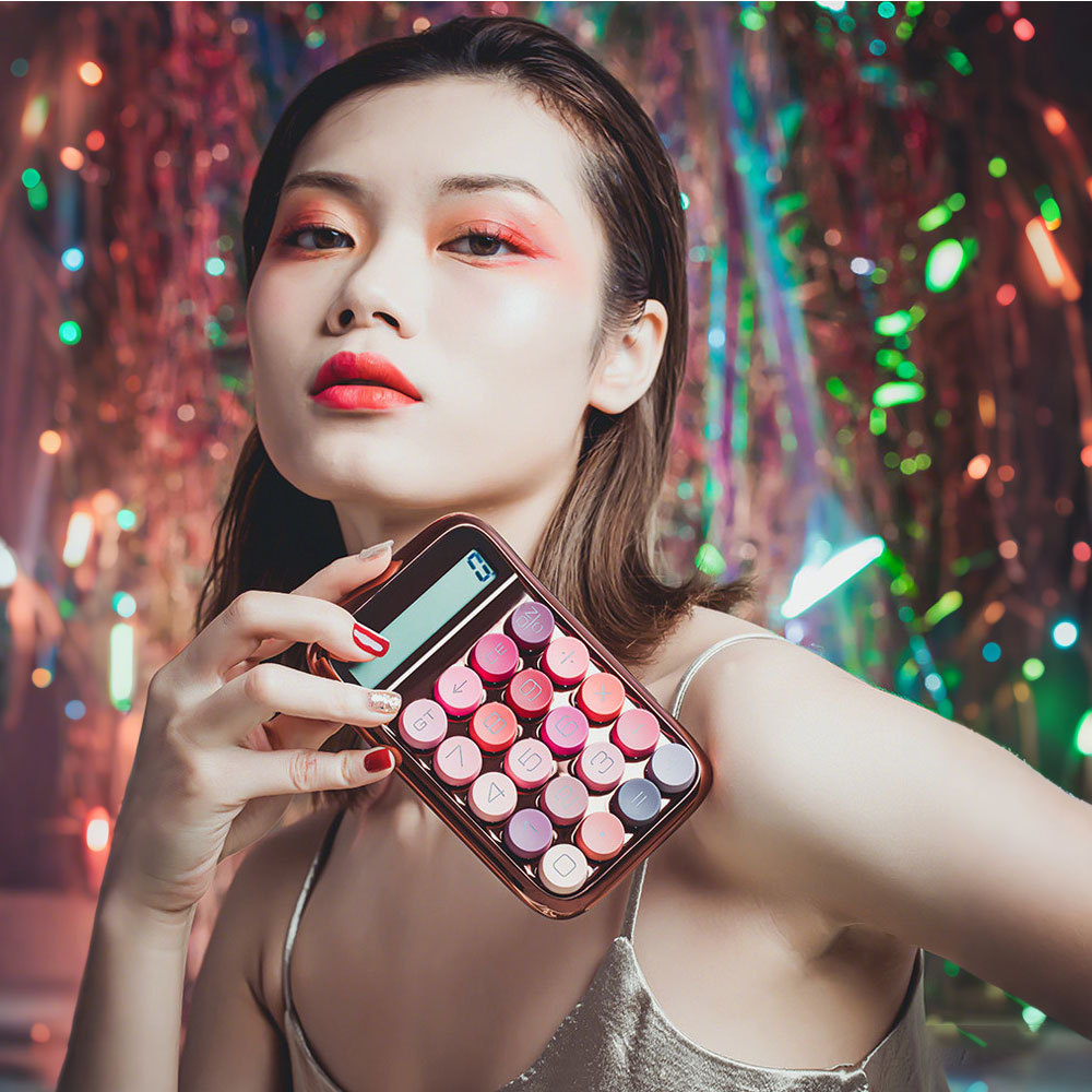 Lofree Sugar Bean Lipstick Calculator Student Computer Accounting Office Cute Small Mini Bluetooth