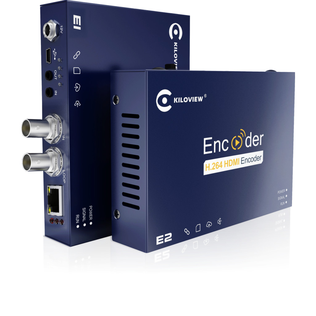 Kiloview SDI HDMI Video Encoder E1 TV Studio Live Streaming Encoder Device