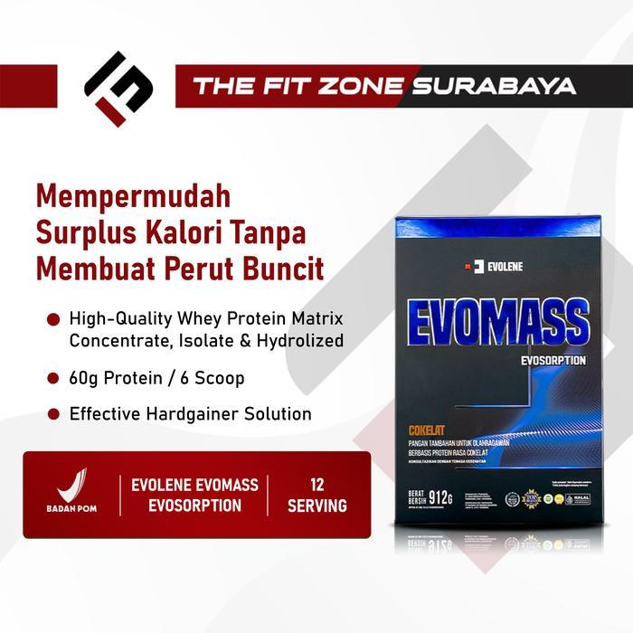 Evolene Evomass Evosorption 2 Lbs Evolene Suplemen Fitness Murah