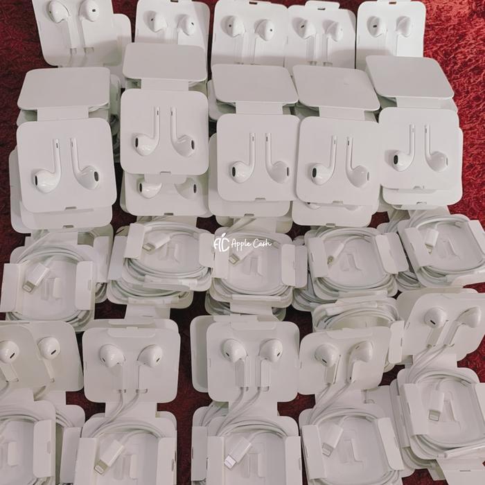 Earpods Lightning Headset Iphone Original Apple Bawaan Cabutan Ibox Terbaru 