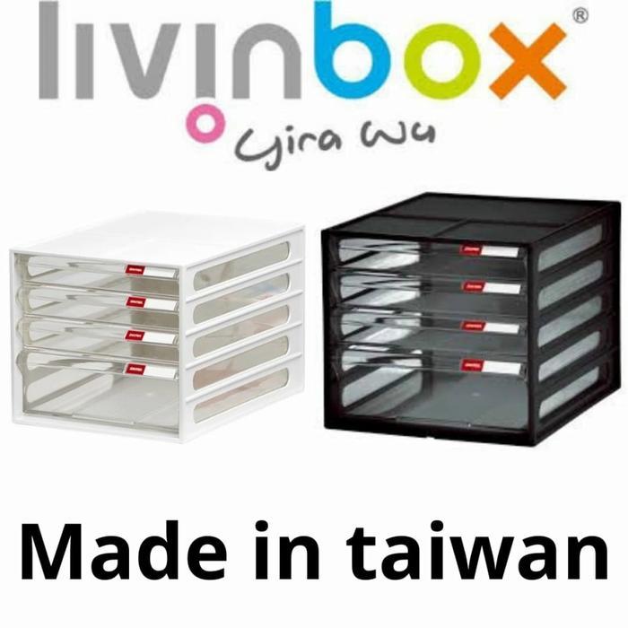 New Shuter Rak Cabinet Kertas Dd-1213 Putih Shuter Desk File Organizer (White)