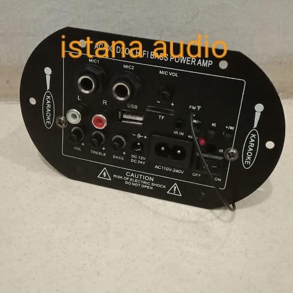 KIT BASTUBE AMPLIFIER HI FI STEREO BASS POWER BLUETOOTH & KARAOKE