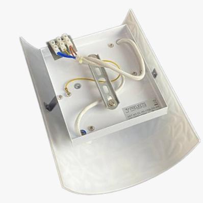 Lampu Dinding / Wall Lamp White Chrome Glass 3+DL-WL1206-GAC-AH Promo 10%
