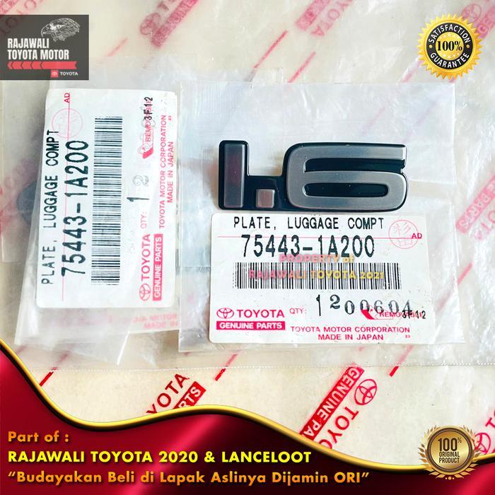 Emblem Belakang Corolla 1.6 Twincam Ae92 & Ae95 1600Cc Plat Logo Ori