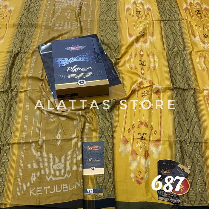 SARUNG KETJUBUNG PLATINUM GOLD ORI/Grosir Sarung/Sarung Kecubung Murah Platinum Grade Gold Promo