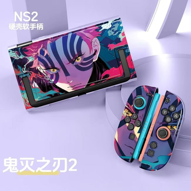 Anime Demon Slayer For Switch2 Protective Case Akaza Tokitou Muichirou Kochou Shinobu Anti Fall All