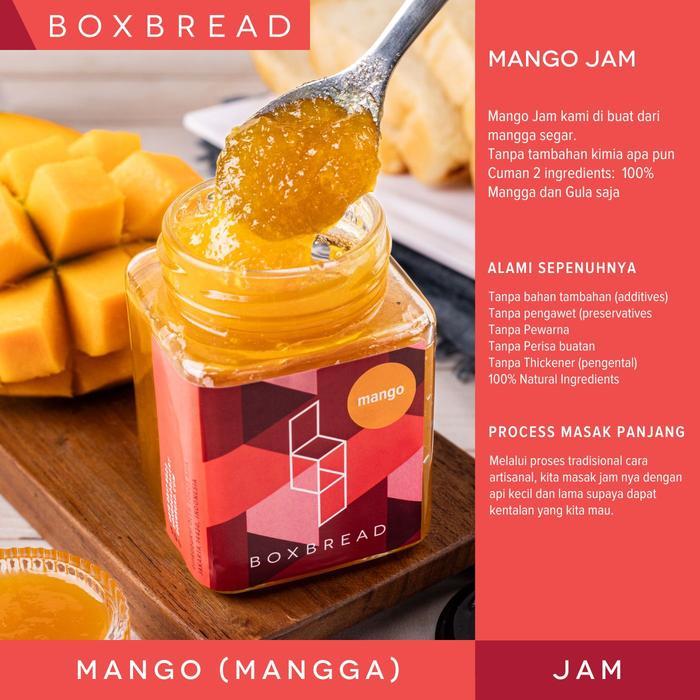 Terlaris Boxbread Mango (Mangga) Fruit Jam - Selai Buah Mangga