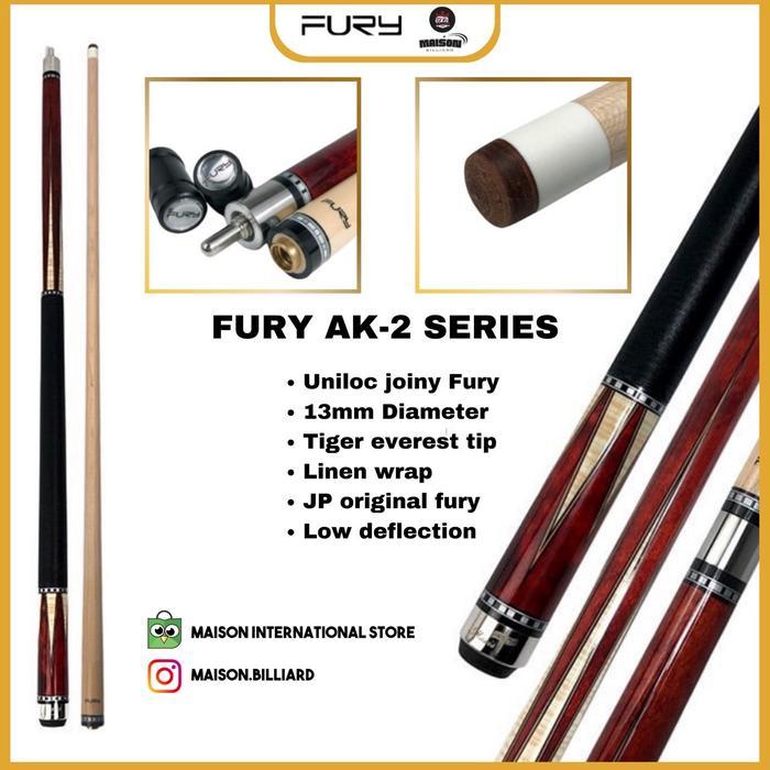 TERLARIS Stick Billiard Fury AK series-Stick Fury - AK 1- AK 2