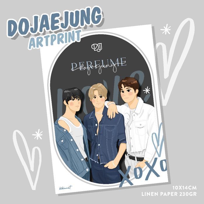 Promo Nct Dojaejung Perfume Art Print / Art Print Nct Djj