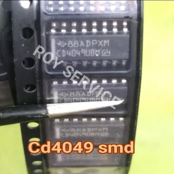 IC CD4049UBM smd CD4049UBDR SMD asli SOP16 smd inverter