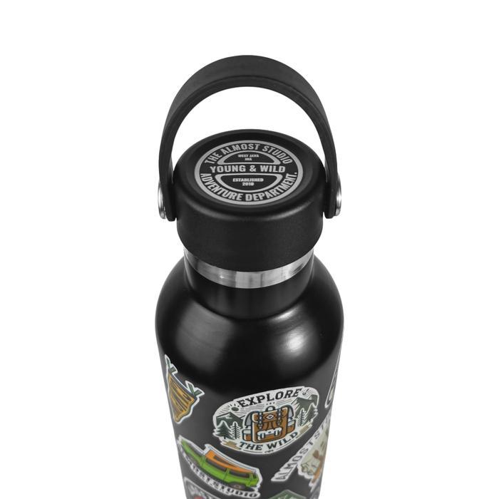 Diskon Besar Almost Studio Nomad Black Thermos Cup Vacuum Insulated 750Ml - Botol Tumbler Stainless