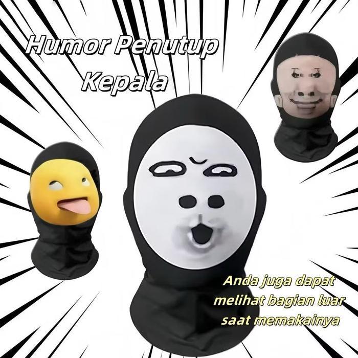 Bestseller Topeng Wajah Lucu 3D / Topeng Wajah PRANK / Masker Topeng Wajah 3D / Masker Wajah Topeng