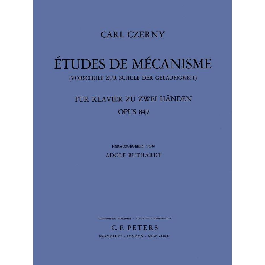 Buku Piano Czerny Op.849 - Etudes de Mechanisme