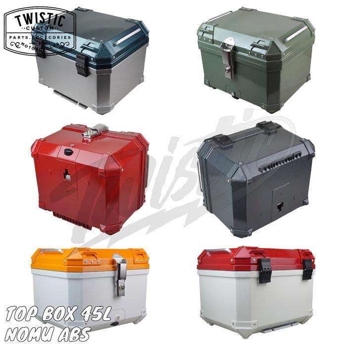 Top Box Pannier Belakang 45L 45 Liter Nomu Abs Motor Honda Ct 125 Cc 110 Super Cub Monkey 125 Vespa