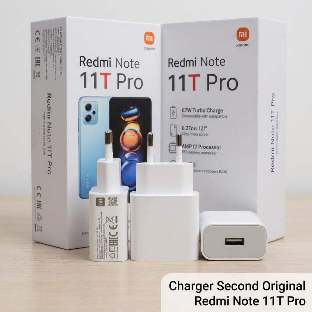 Batok Charger Xiaomi MDY-11-EP Ori Second Fast Charging Redmi Note 11T Pro Adaptor HP Original Bekas