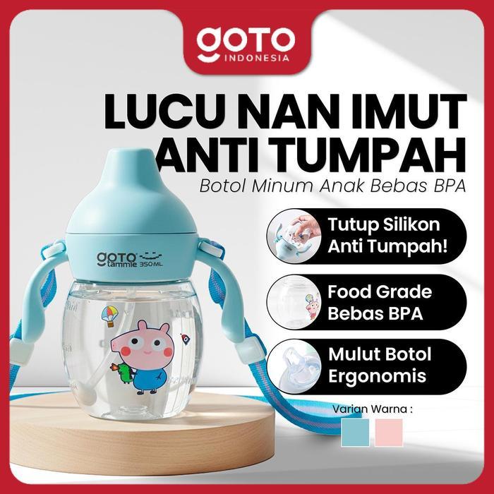 Botol Susu Bayi Aman Goto Tammie Botol Minum Bayi Balita Tempat Air Bottle Lucu Karakter Botol Susu