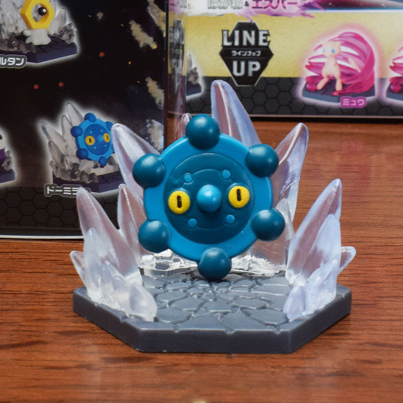 Pokemon Anime figure Diorama Collect Blind Box Psychic Steel Type Figures Mew Espeon Ralts Meltan