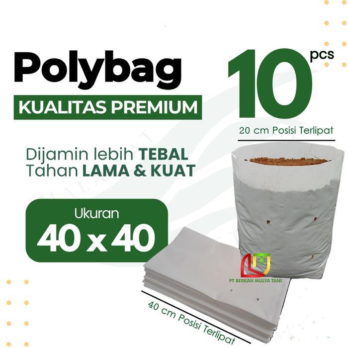 Promo Polybag Putih 40 X 40 Polibeg Plastik Tanaman Termurah