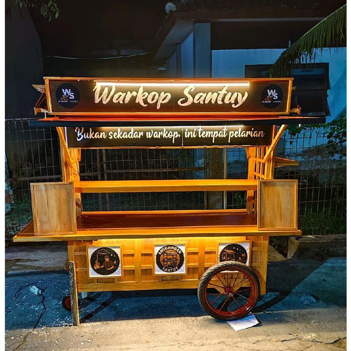 gerobak takoyaki,gerobak angkringan kekinian,gerobak angkringan modern