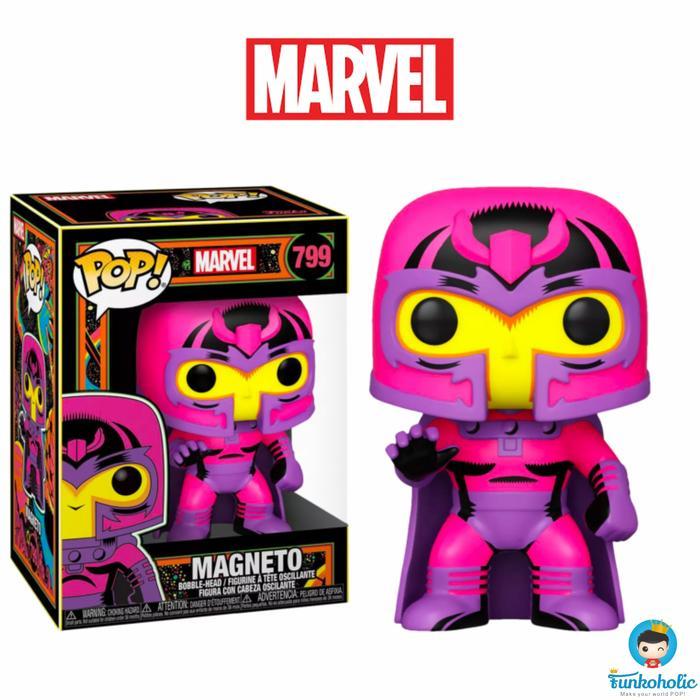 Funko POP Marvel Black Light - Magneto (Blacklight) [Exclusive] #799