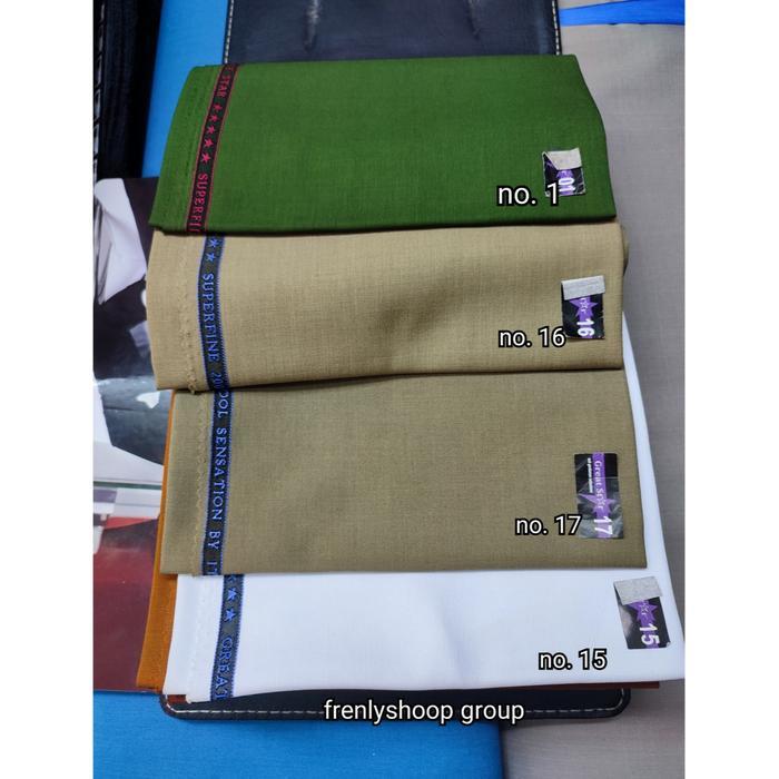 Kain Bahan celana pria formal semi wool / Bahan Celana semi wool (hrg PerCelana)