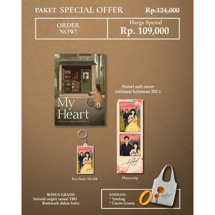 Novel My Heart: Sebelum Senja Bermuara By Queena