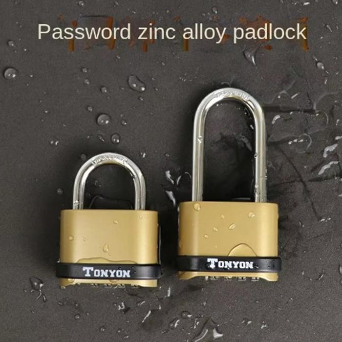 Gembok Padlock Kode Angka Kombinasi 4 Digit Anti Air Gembok Padlock Kunci untuk Pagar Rumah Anti
