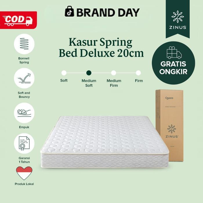 Kasur Zinus, Spring Bed Zinus, Kasur In A Box, Spring Bed 20Cm, Kasur 20Cm, Kasur Busa, Mattress In